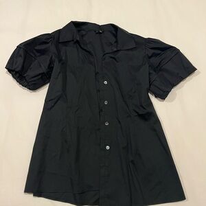 Theory Puff Sleeve Button Down